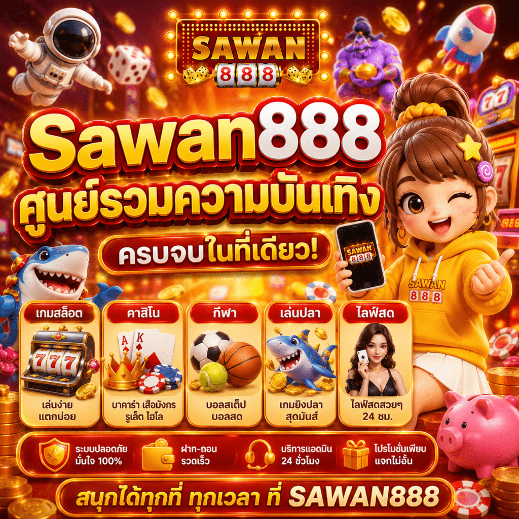 Sawan888 ศูนย์รวมความบันเทิงที่ผมกลับมาเล่นบ่อยที่สุดในปีนี้